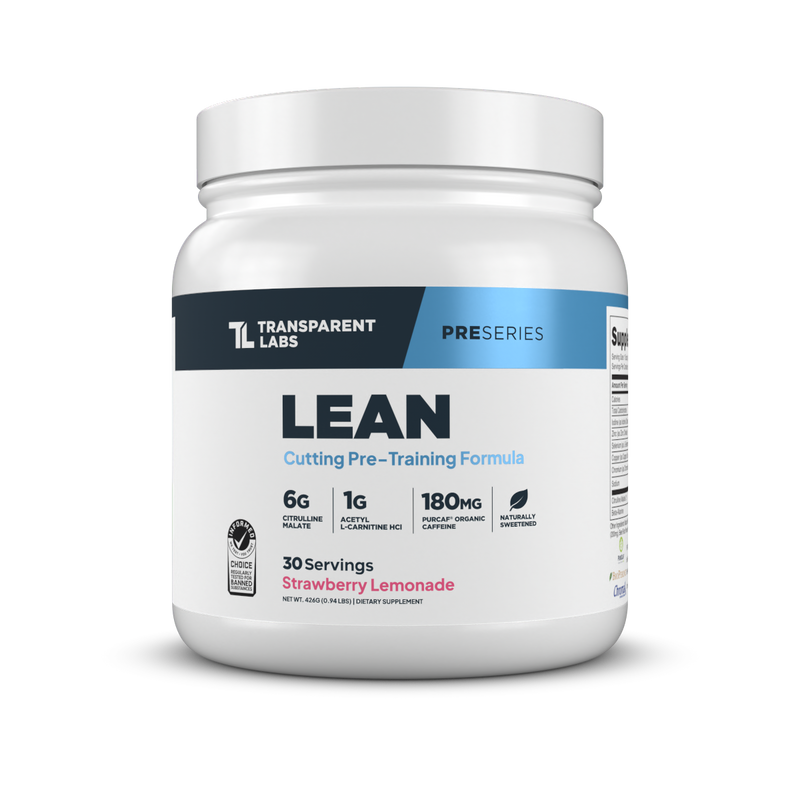 Lean: 162 mg caffeine