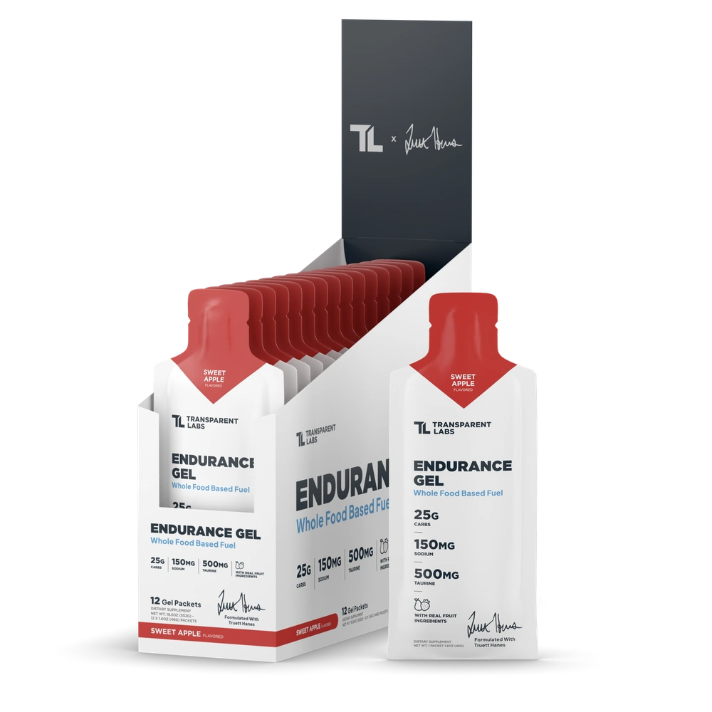 Endurance Gels carton and sachet